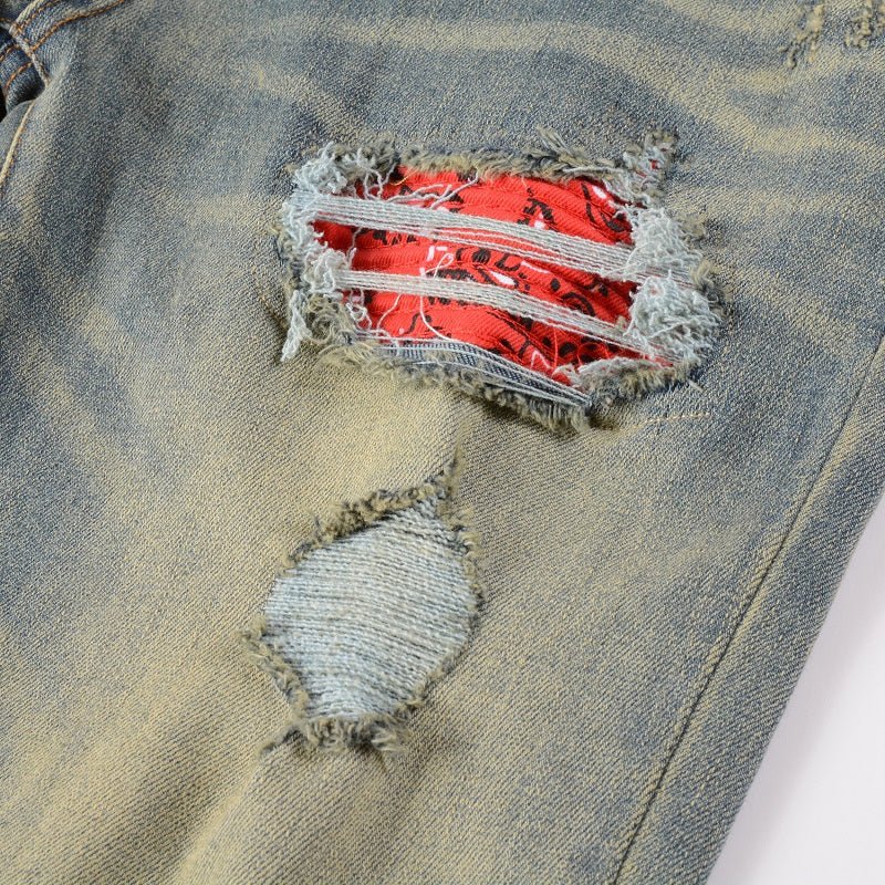 Amr Patch Effect Blue Jeans