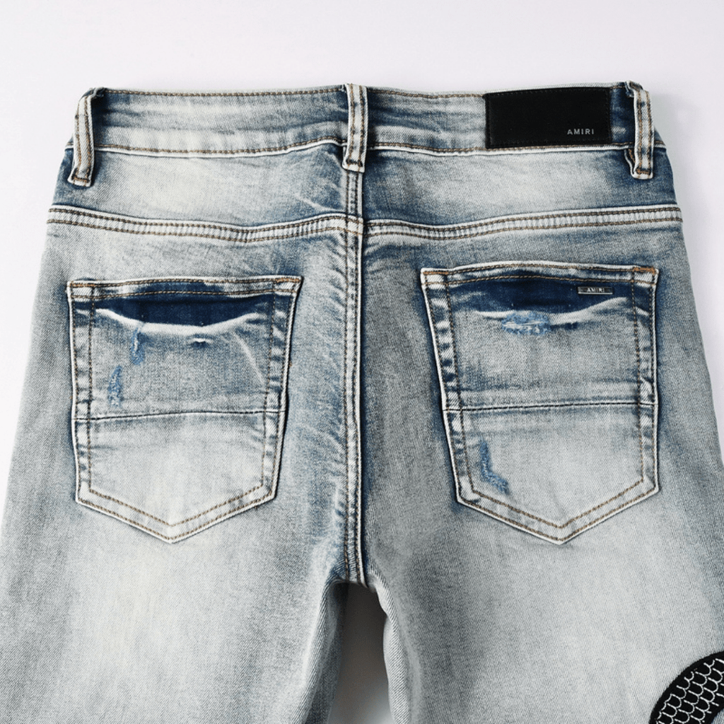 Amr Black Snake Jeans