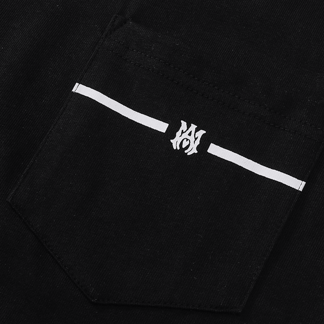 Amr M.A Monogram Bar T-shirt