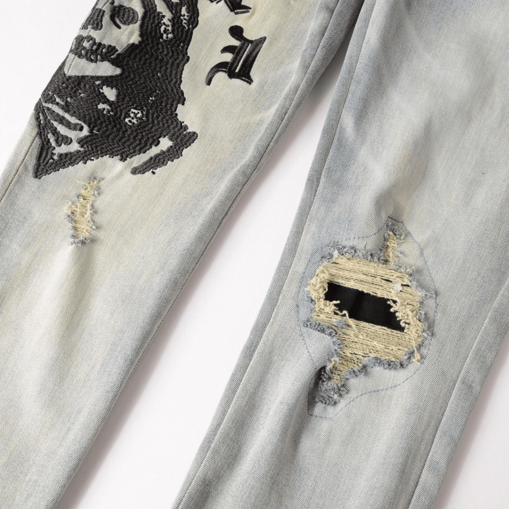 Amr Logo Black Jeans