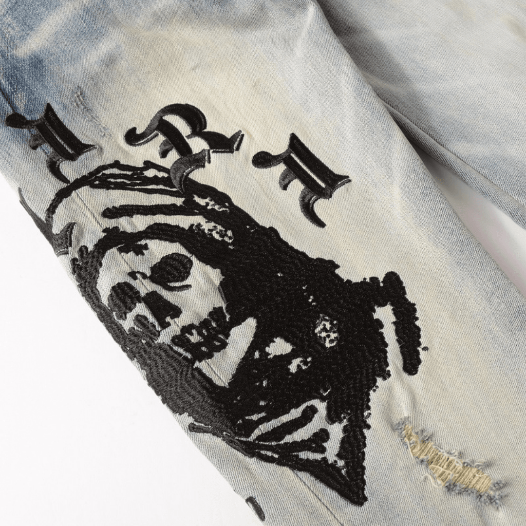 Amr Logo Black Jeans