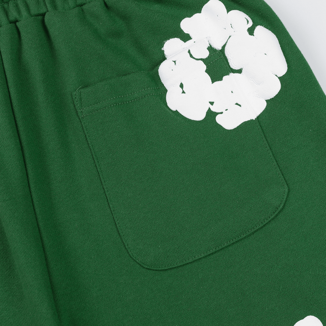 Denim Trs Green Short set