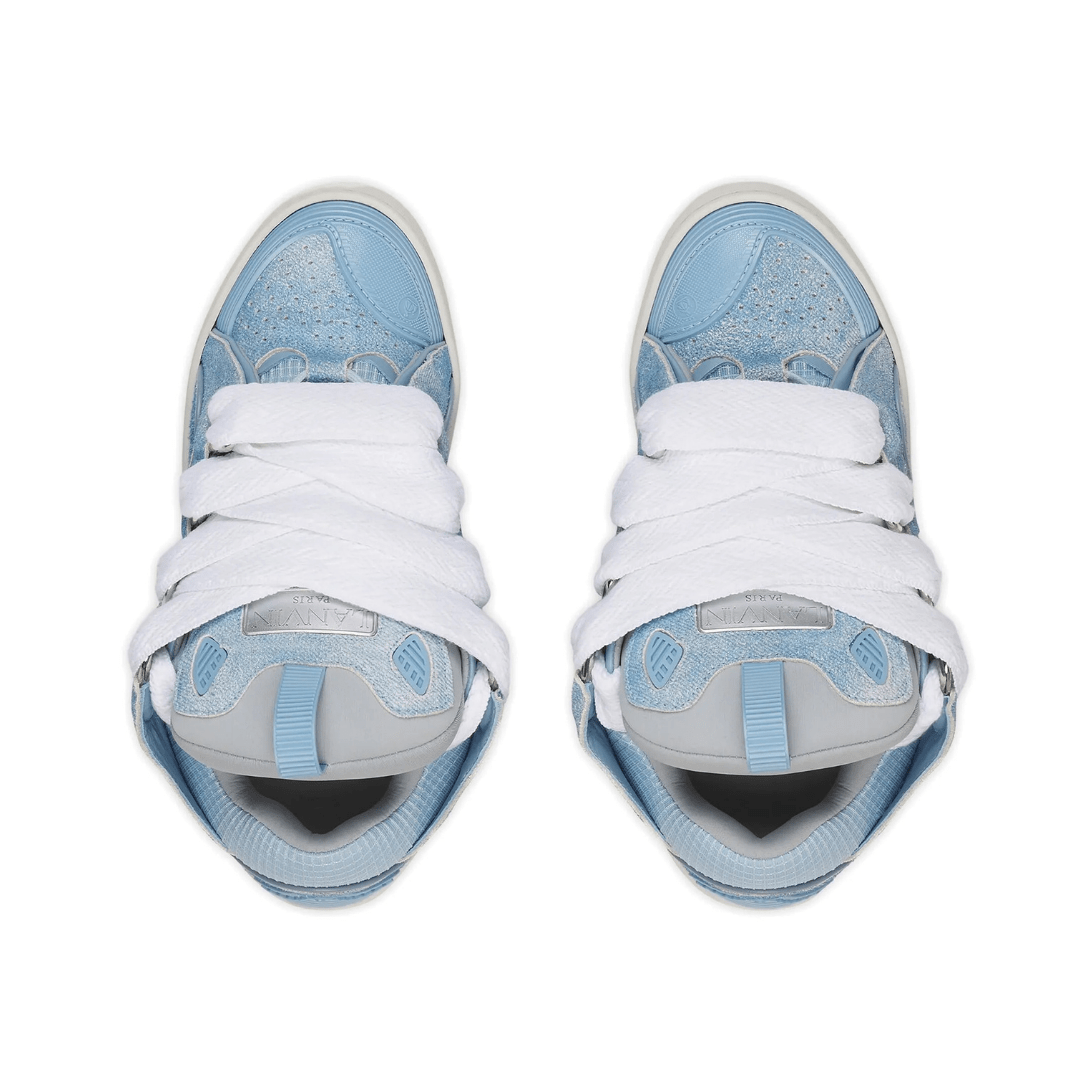 Curb Sky Blue White