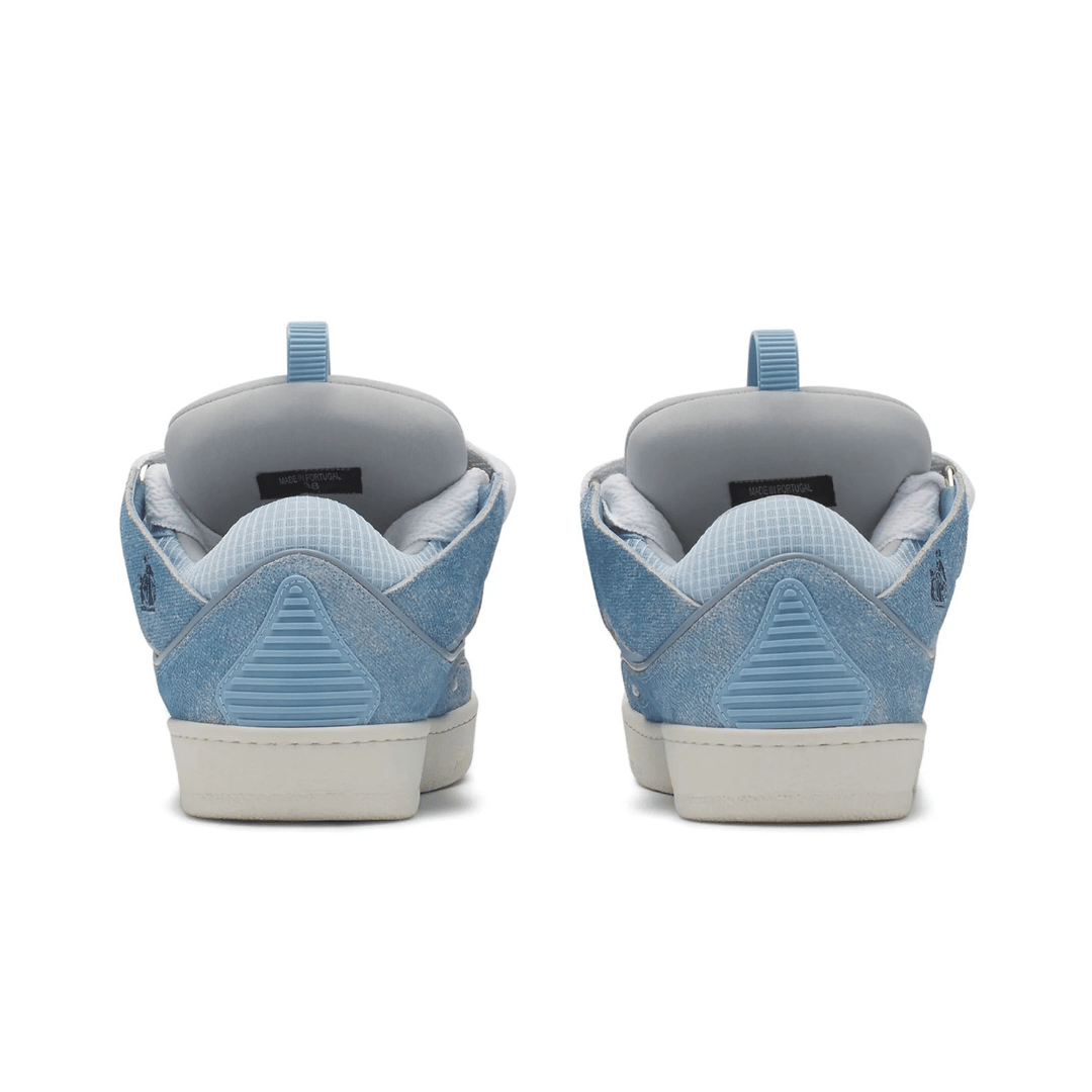 Curb Sky Blue White
