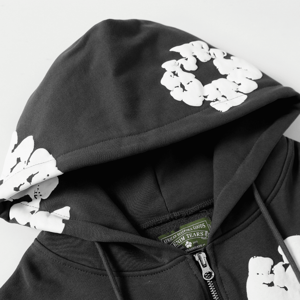 Denim Trs Zip Hoodie