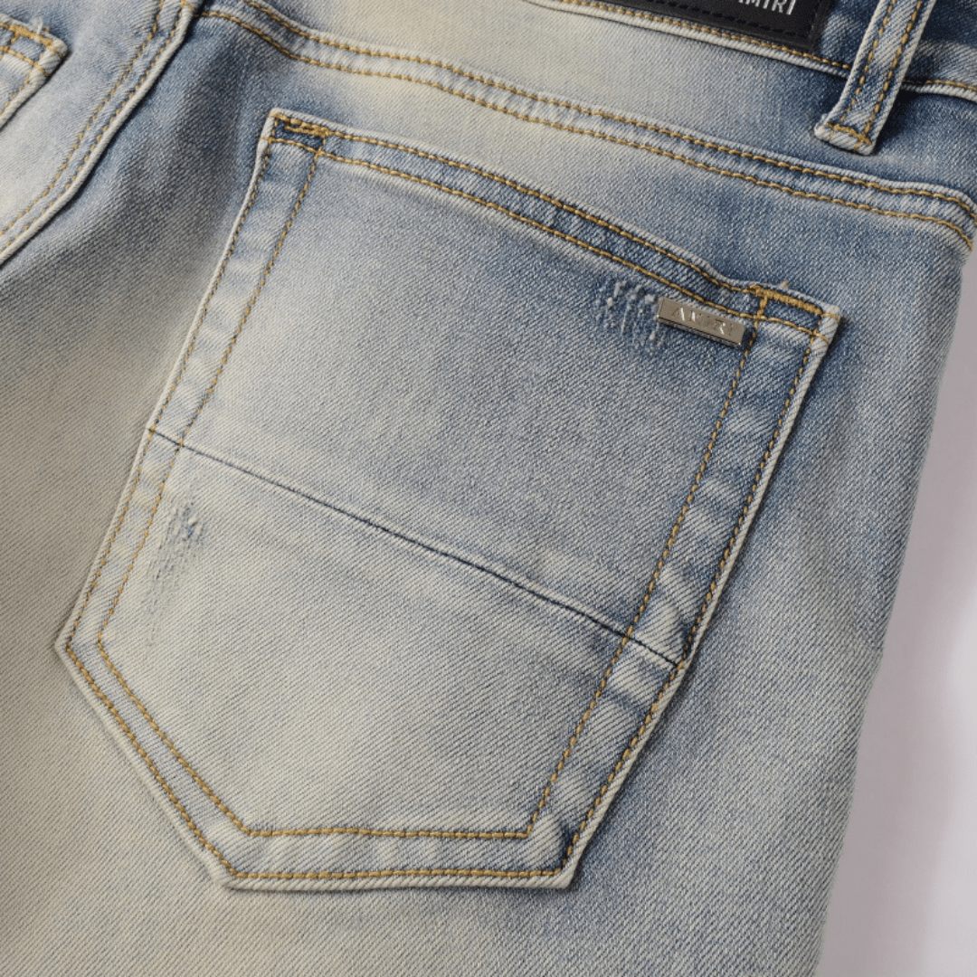 Amr Camo Logo Jeans