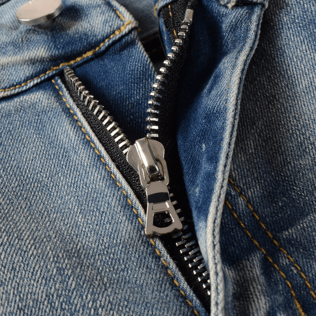 Amr Camo Logo Jeans