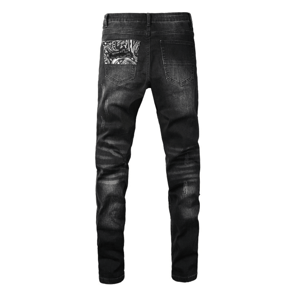 Amr Bandana Logo Jeans