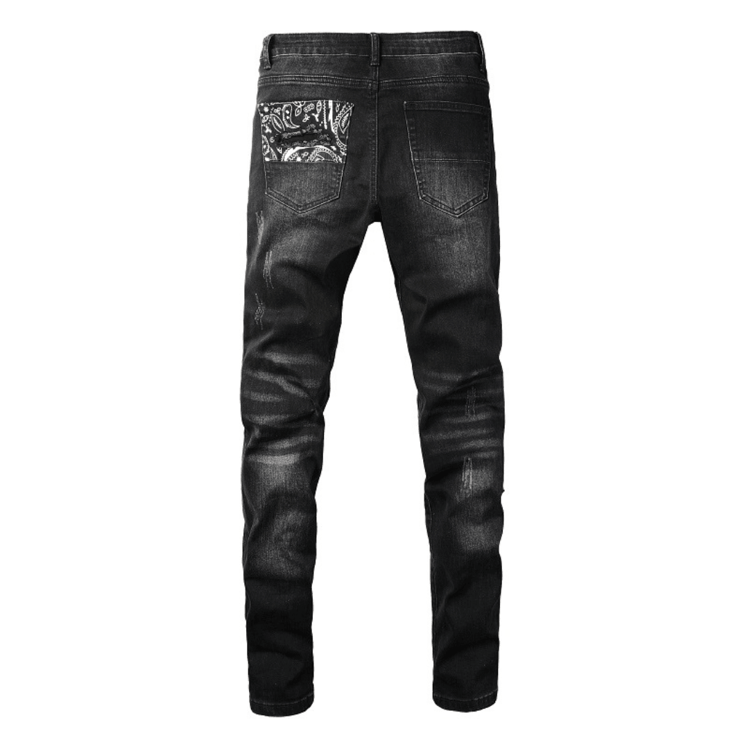 Amr Bandana Logo Jeans