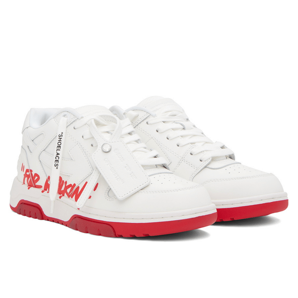 Off For Walking White Red