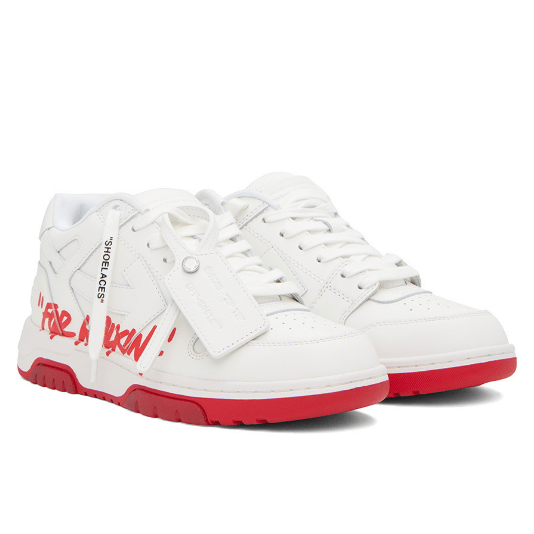 Off For Walking White Red