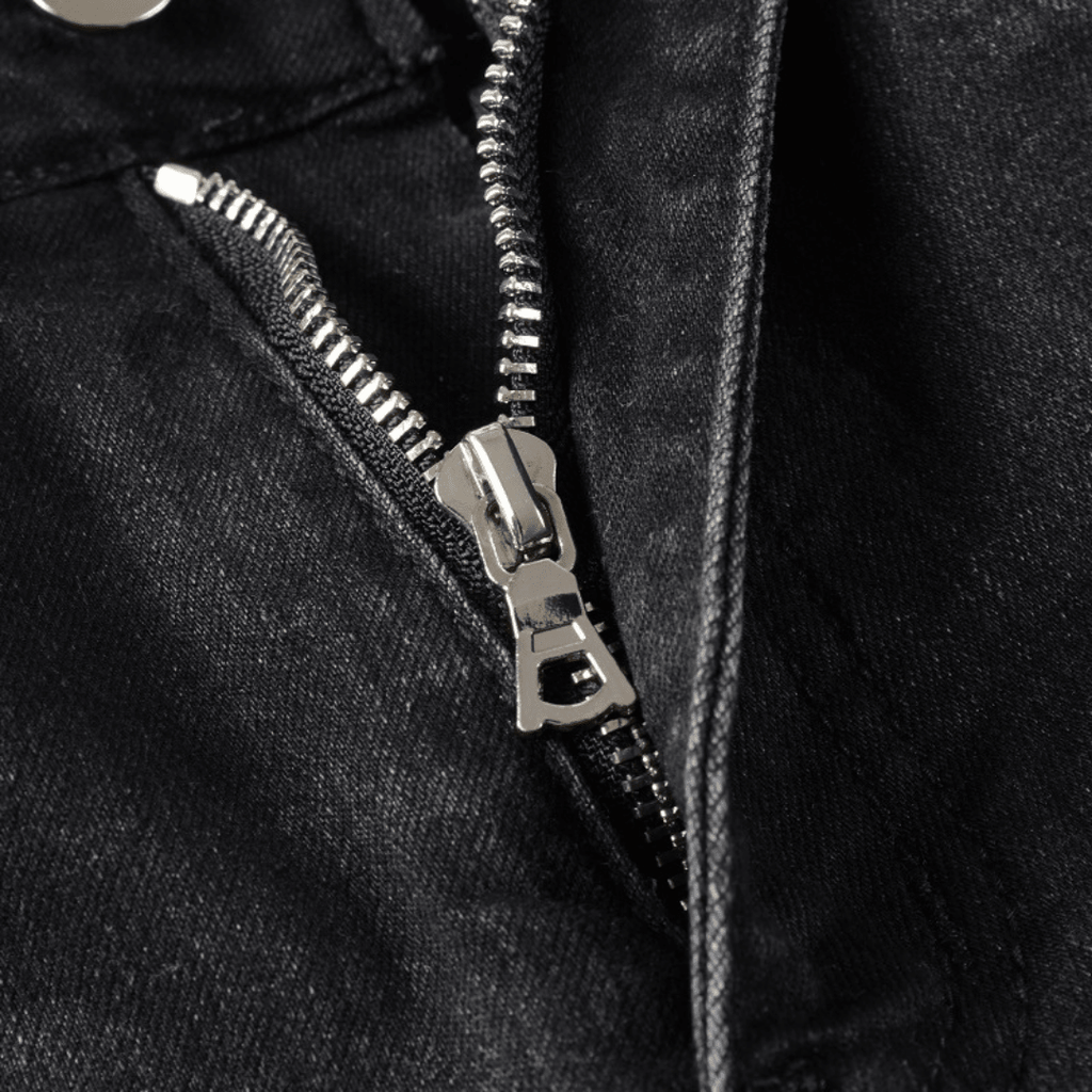 Amr Bandana Black Patch Jeans