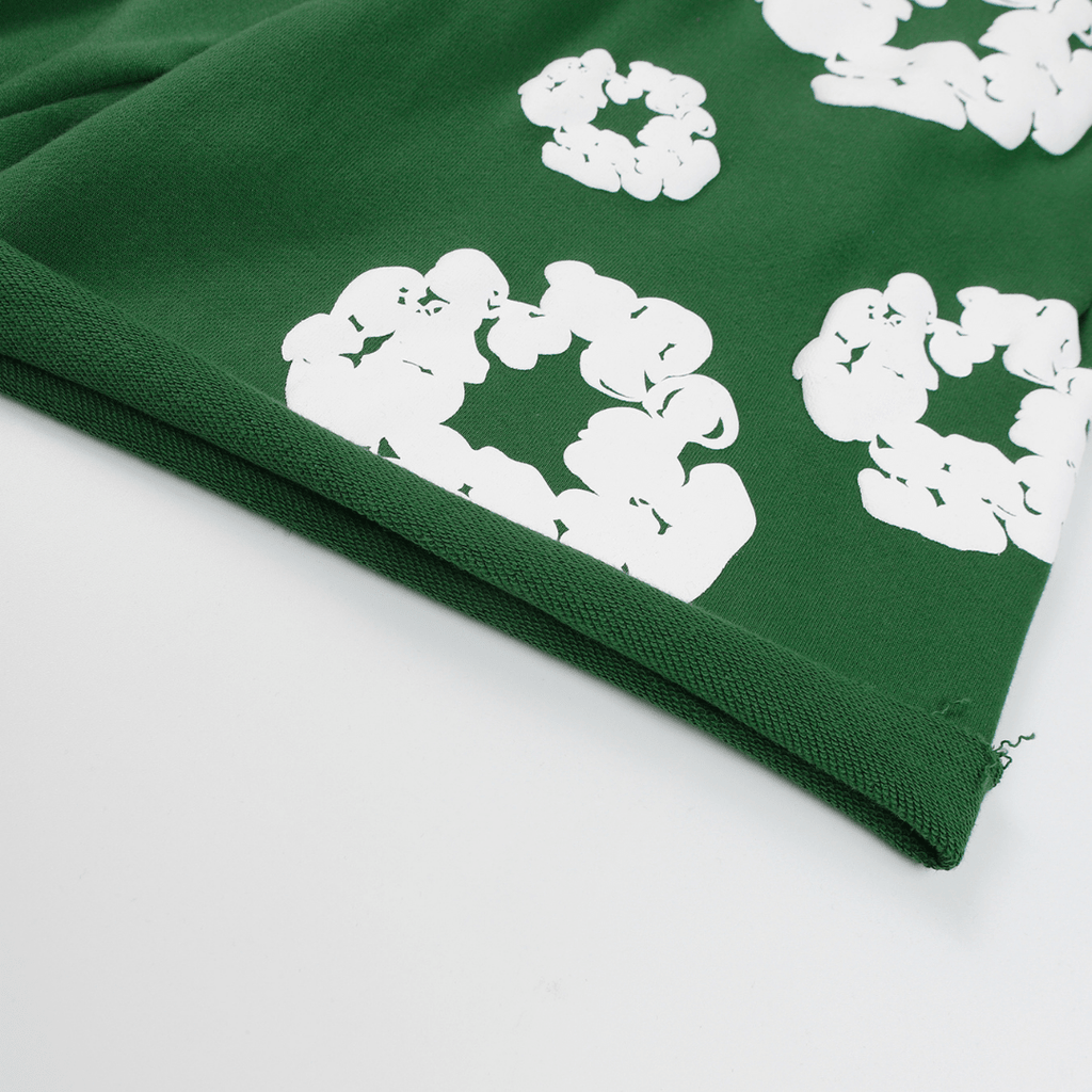 Denim Trs Green Short set