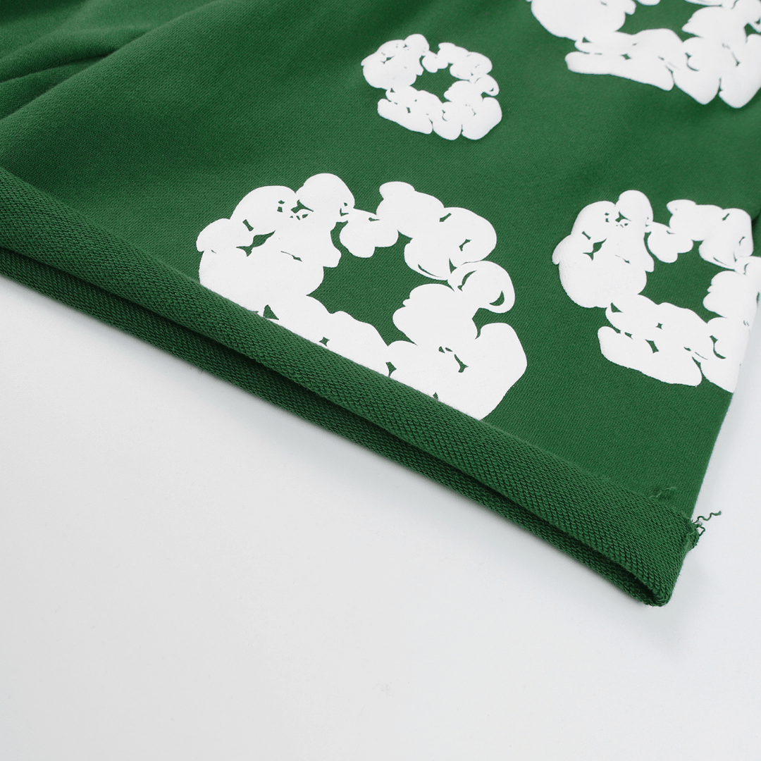 Denim Trs Green Short set