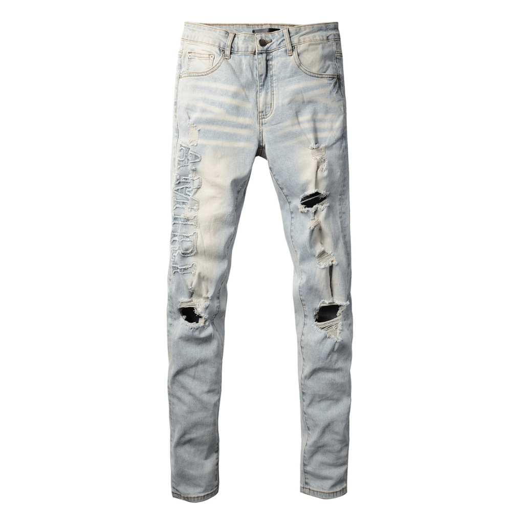 Amr Logo Blue Jeans