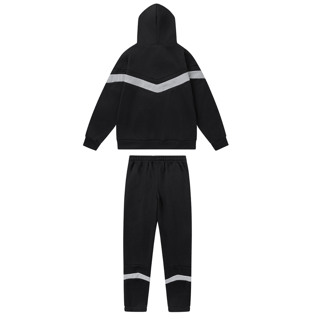 Decoded V-Stripe Black Tracksuit
