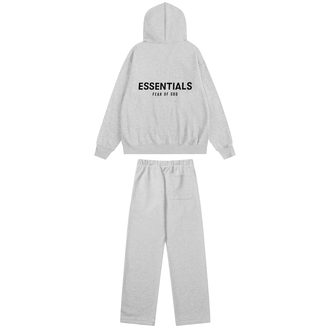 Essentials Relaxed Light Grey Tracksuit
