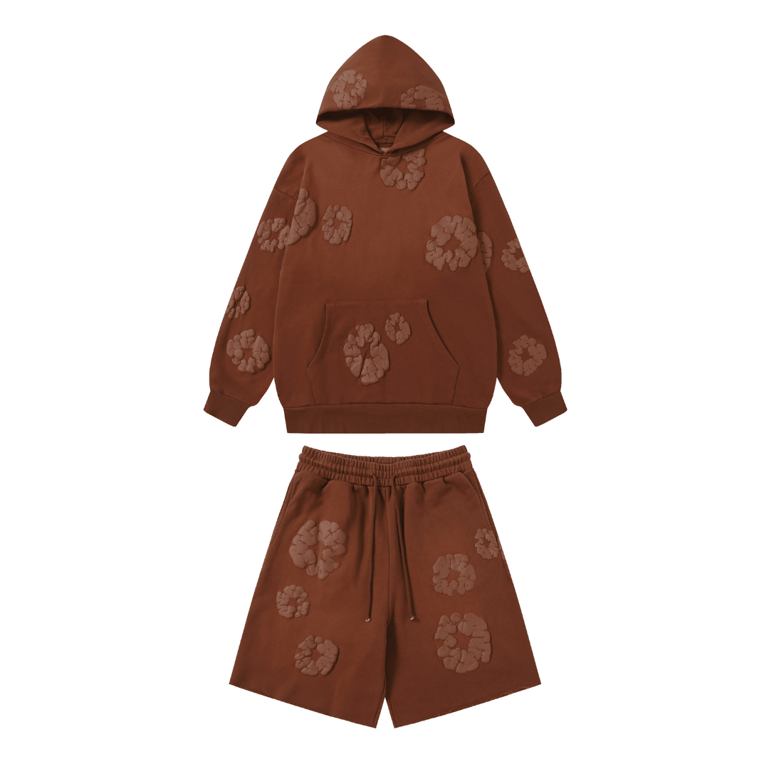 Denim Trs Brown Set