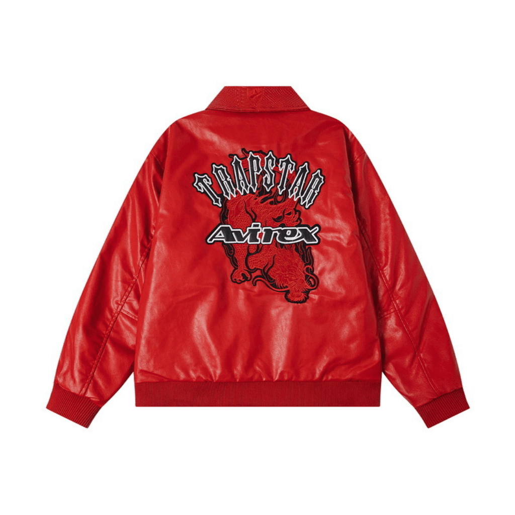 Decoded Bomber Leather Jacket