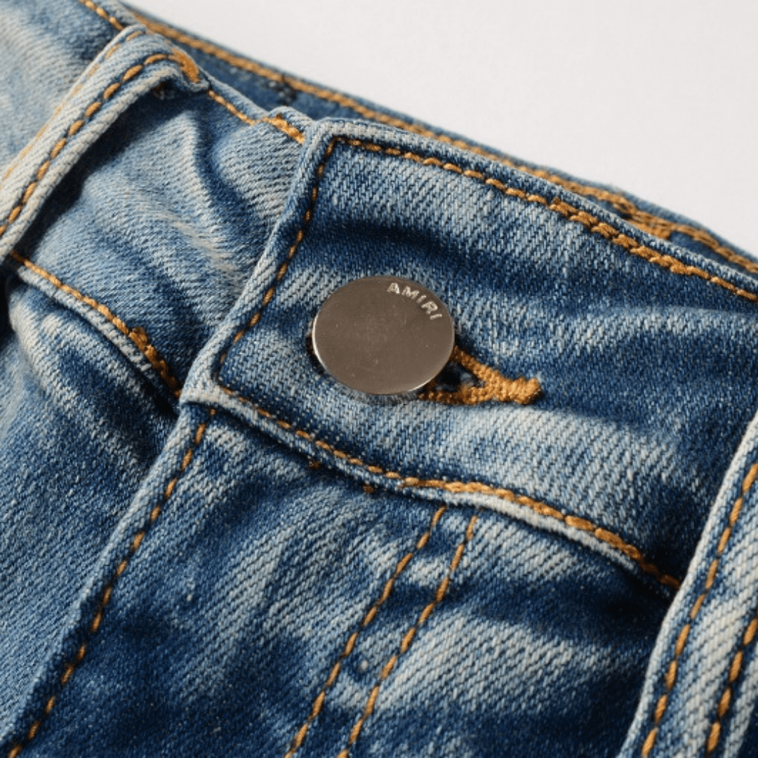 Amr M.A Paint Splatter Jeans