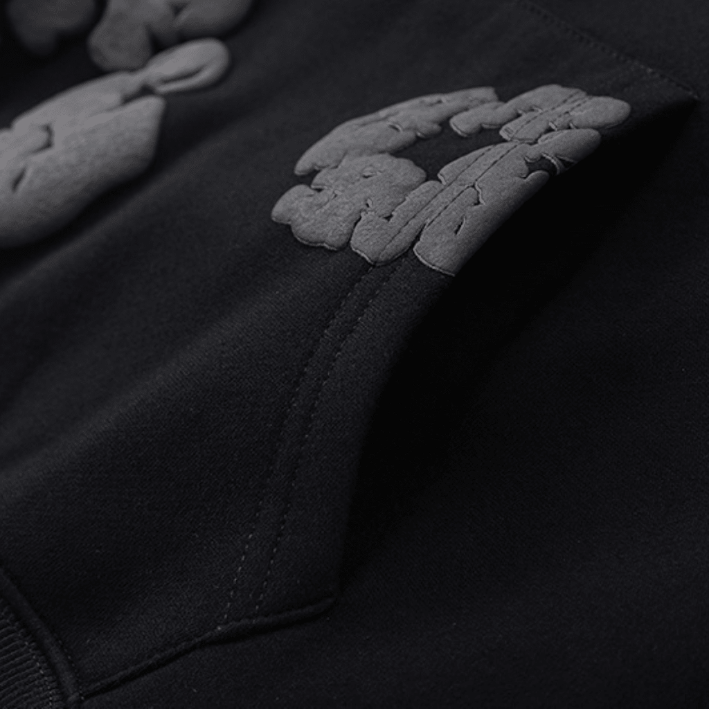 Denim Trs Full Black Tracksuit
