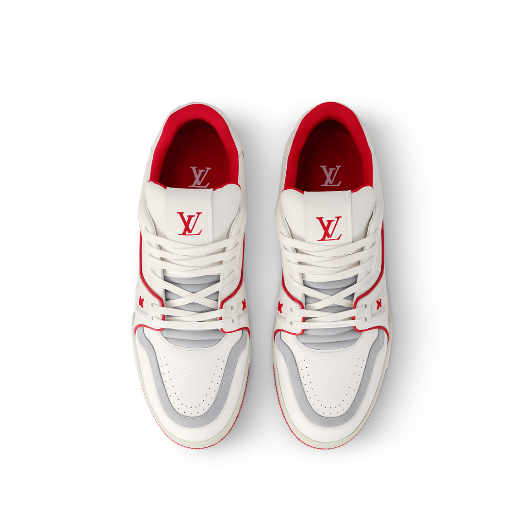 Monogram Cream Red
