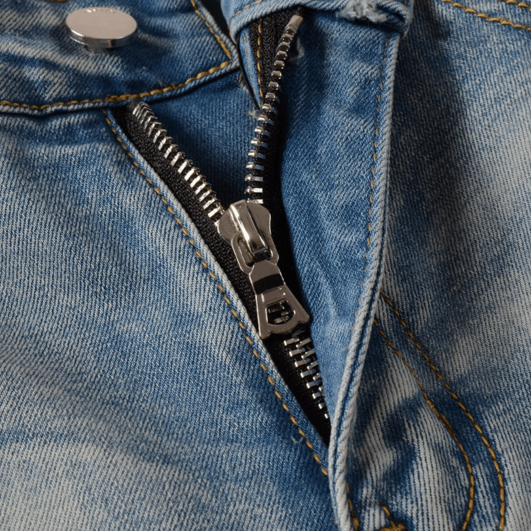 Amr Black Patch Jeans