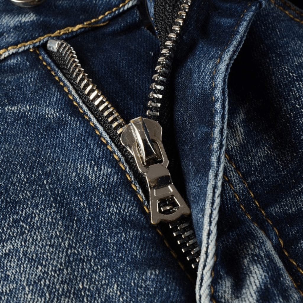 Amr Blue Patch Jeans