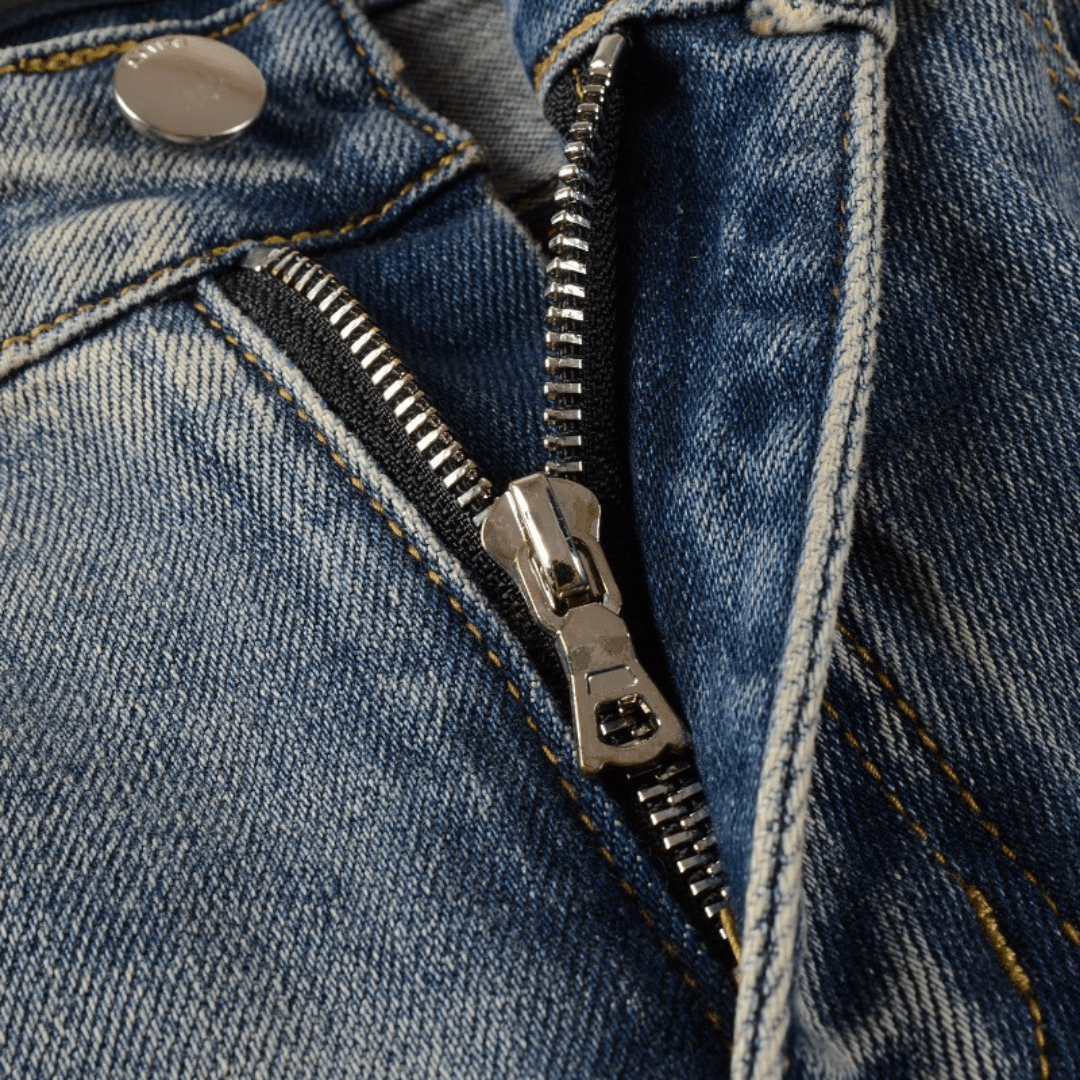 Amr Blue Distressed Jeans