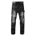 Amr Black Distressed Jeans