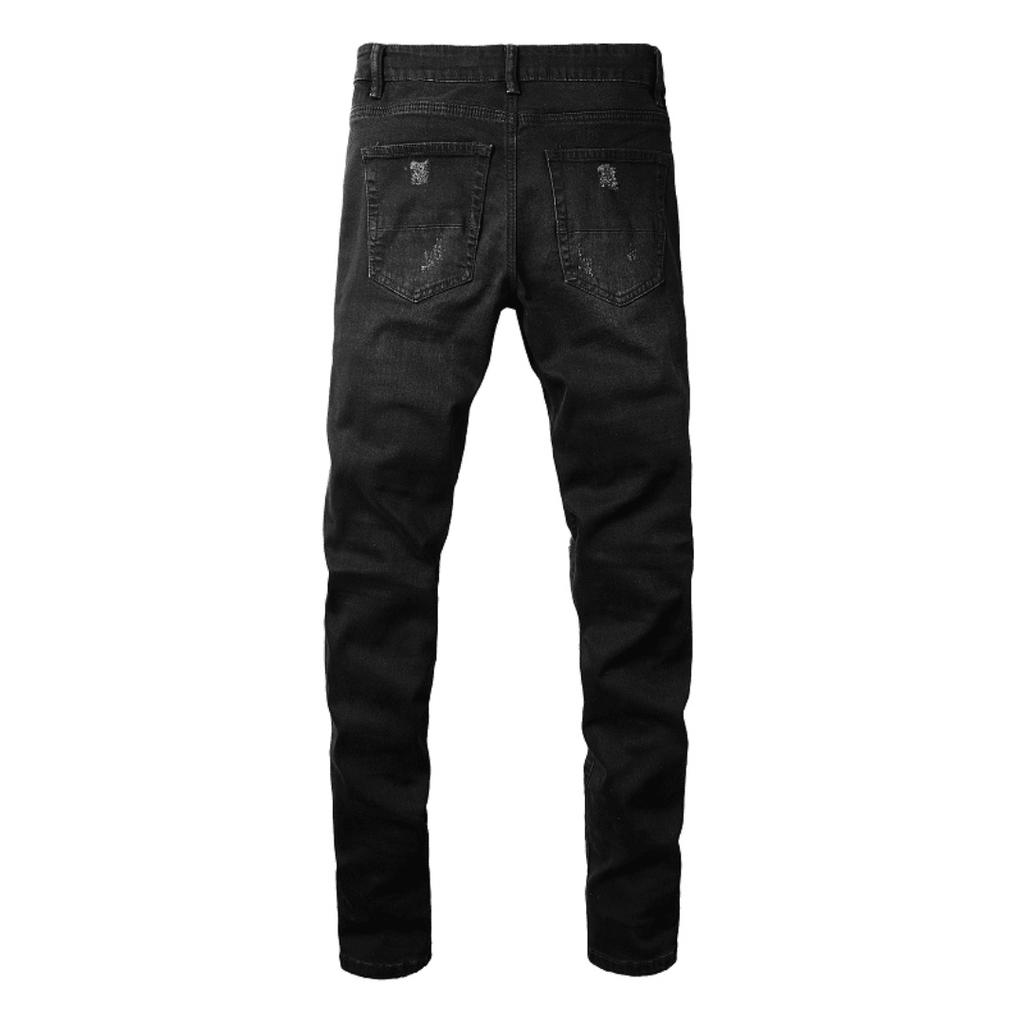 Amr Zebra Bandana Black Jeans