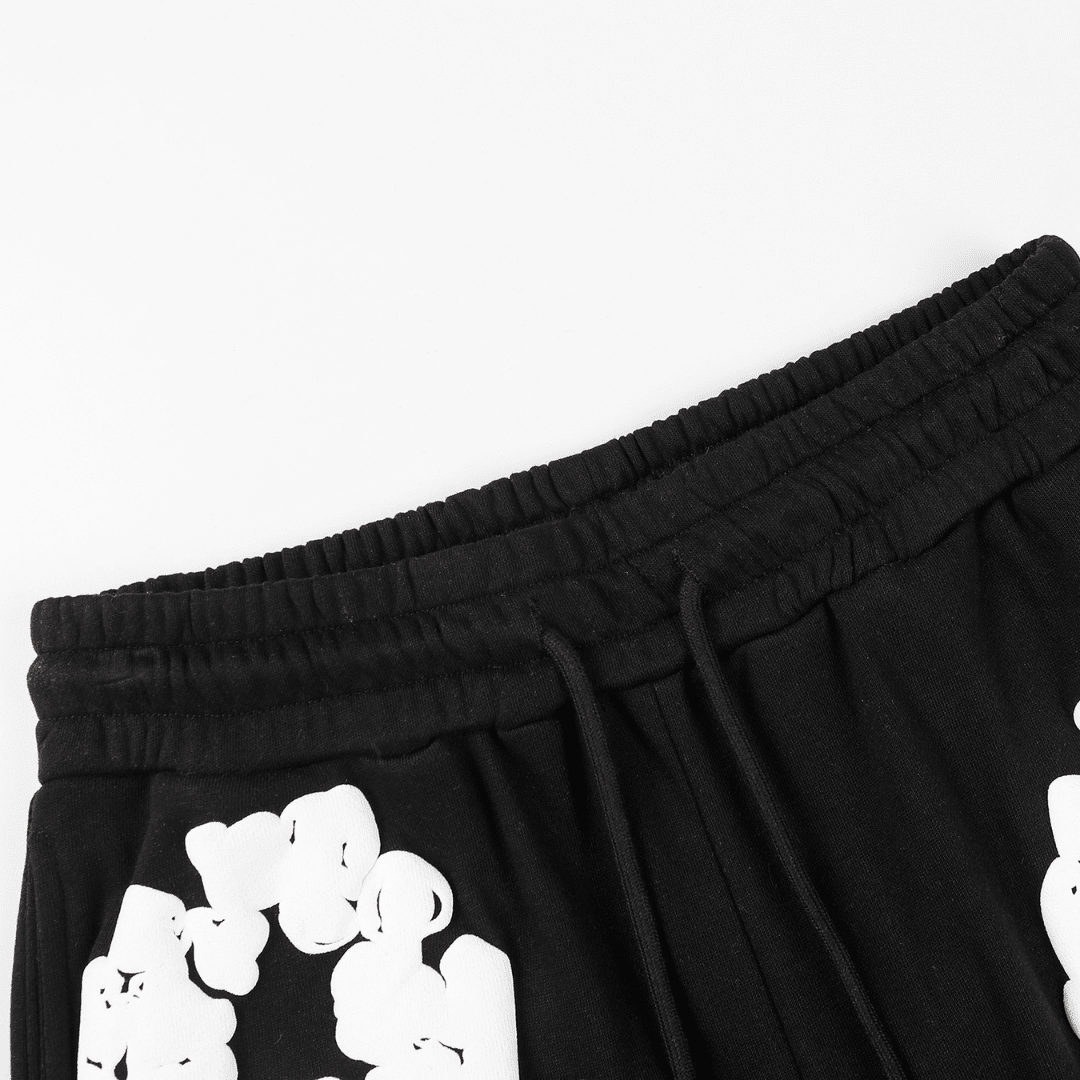 Denim Trs Black Short set