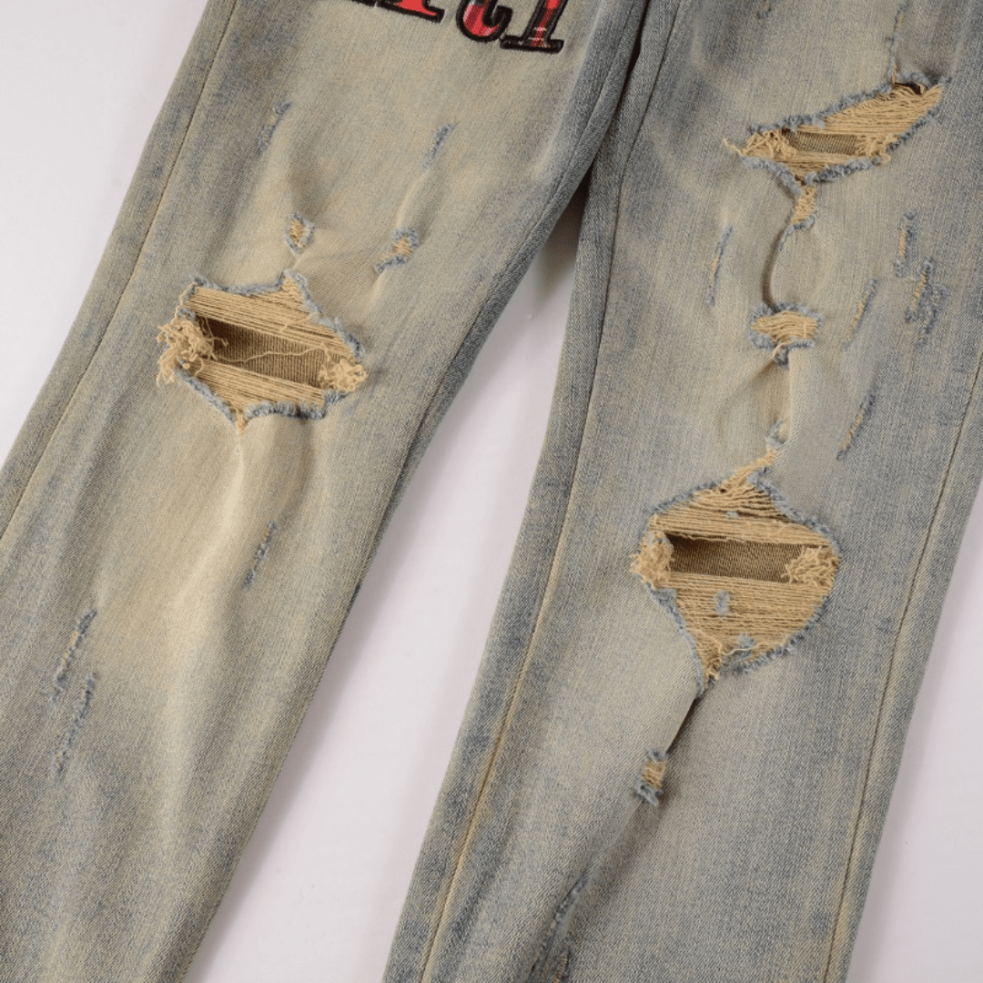 Amr Logo Blue Jeans