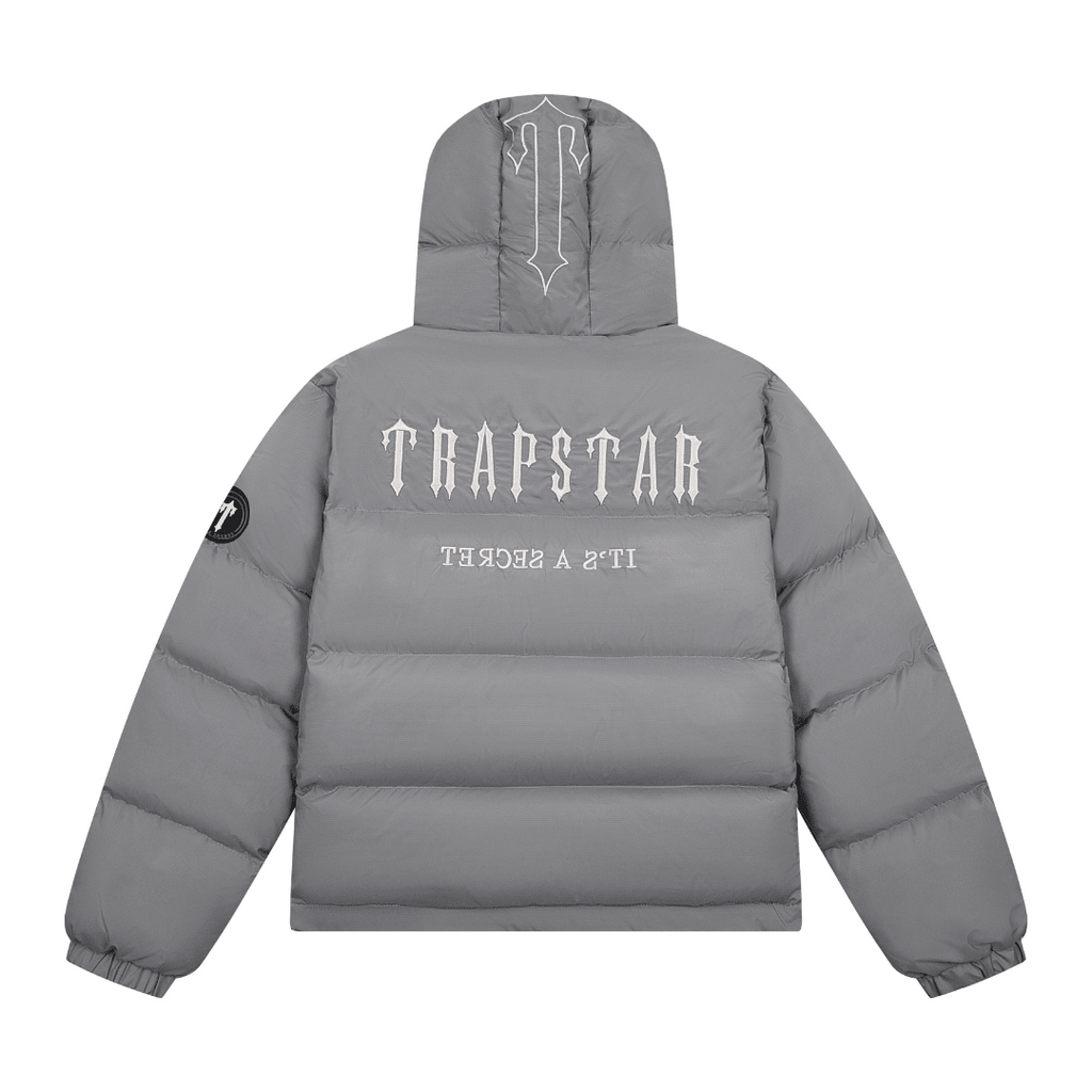 Decoded 2.0 Hooded Puffer Grey Jacket