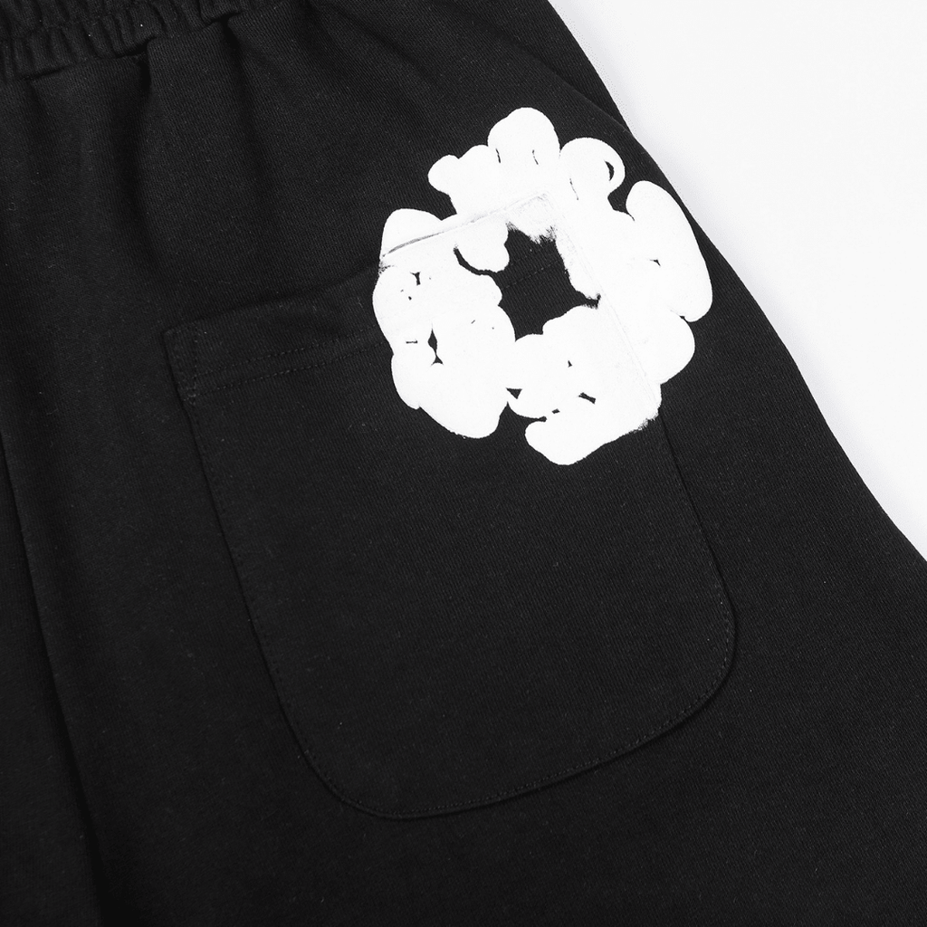 Denim Trs Black Short set