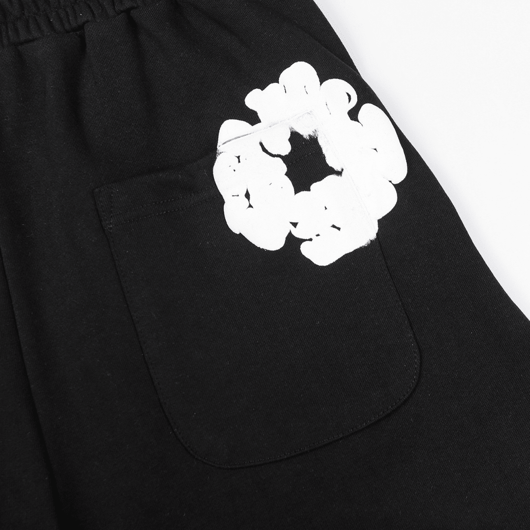 Denim Trs Black Short set