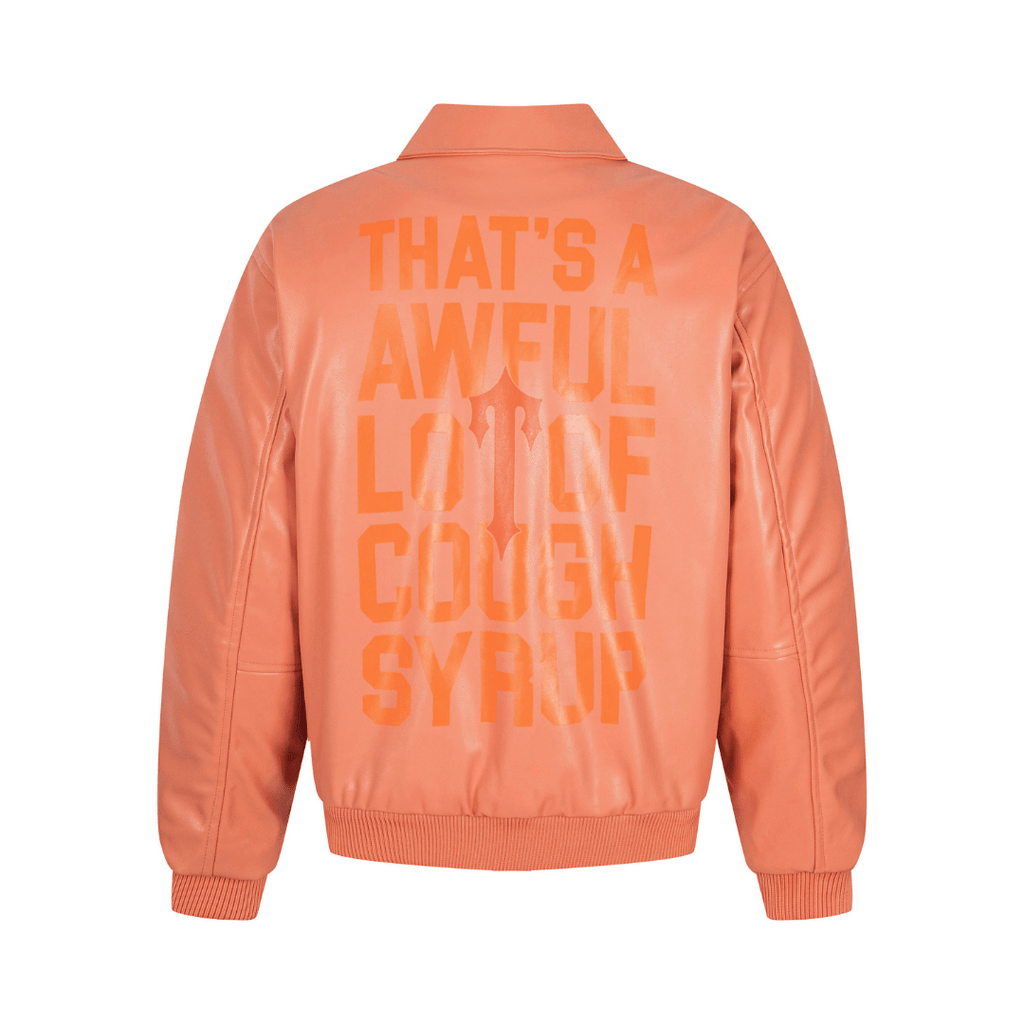 Decoded Bomber Leather Jacket