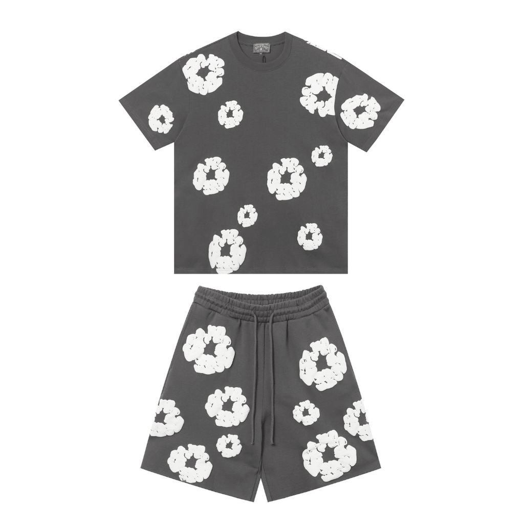 Denim Trs Carbon Short set