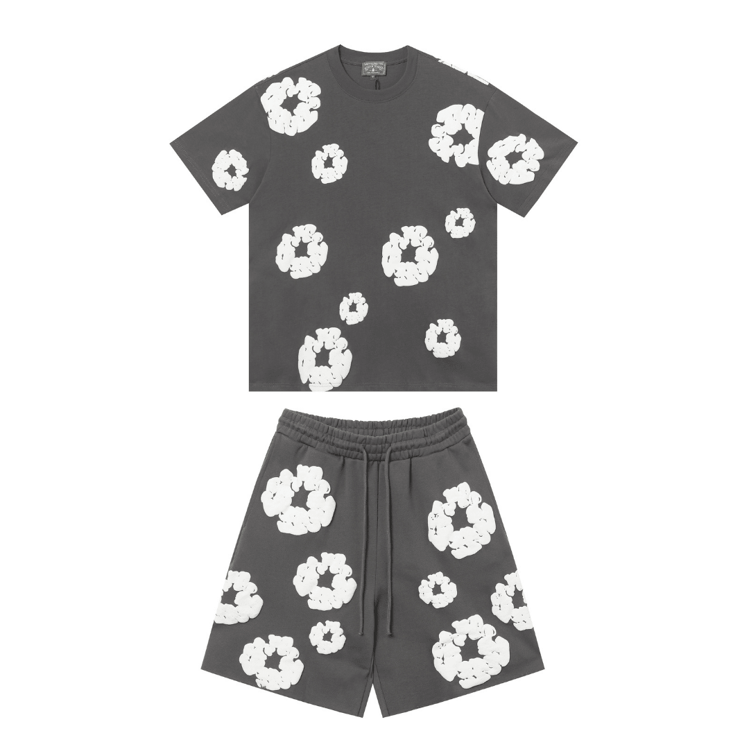 Denim Trs Carbon Short set