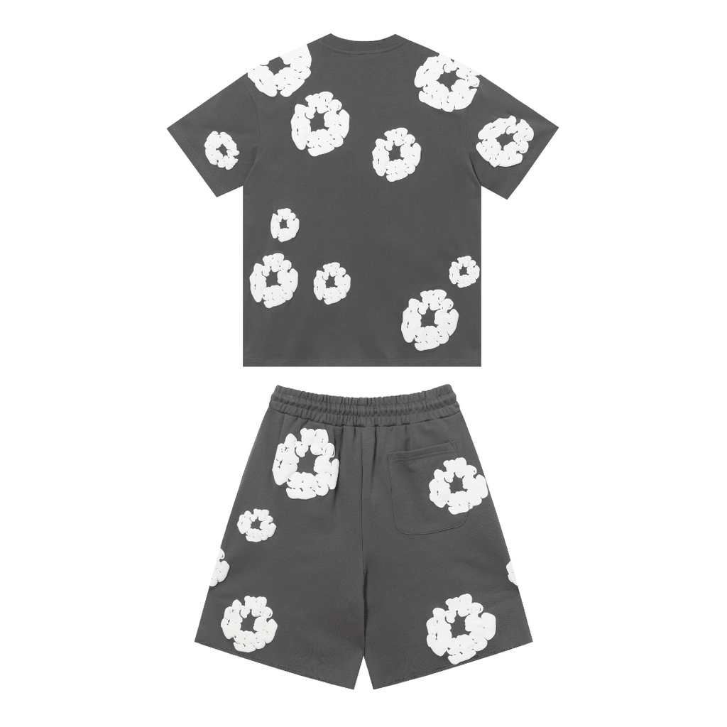 Denim Trs Carbon Short set