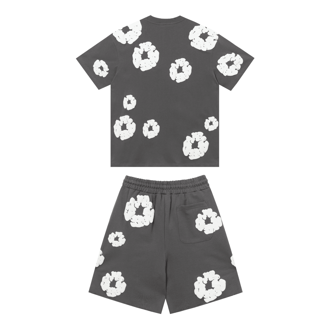 Denim Trs Carbon Short set