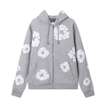 Denim Trs Zip Hoodie