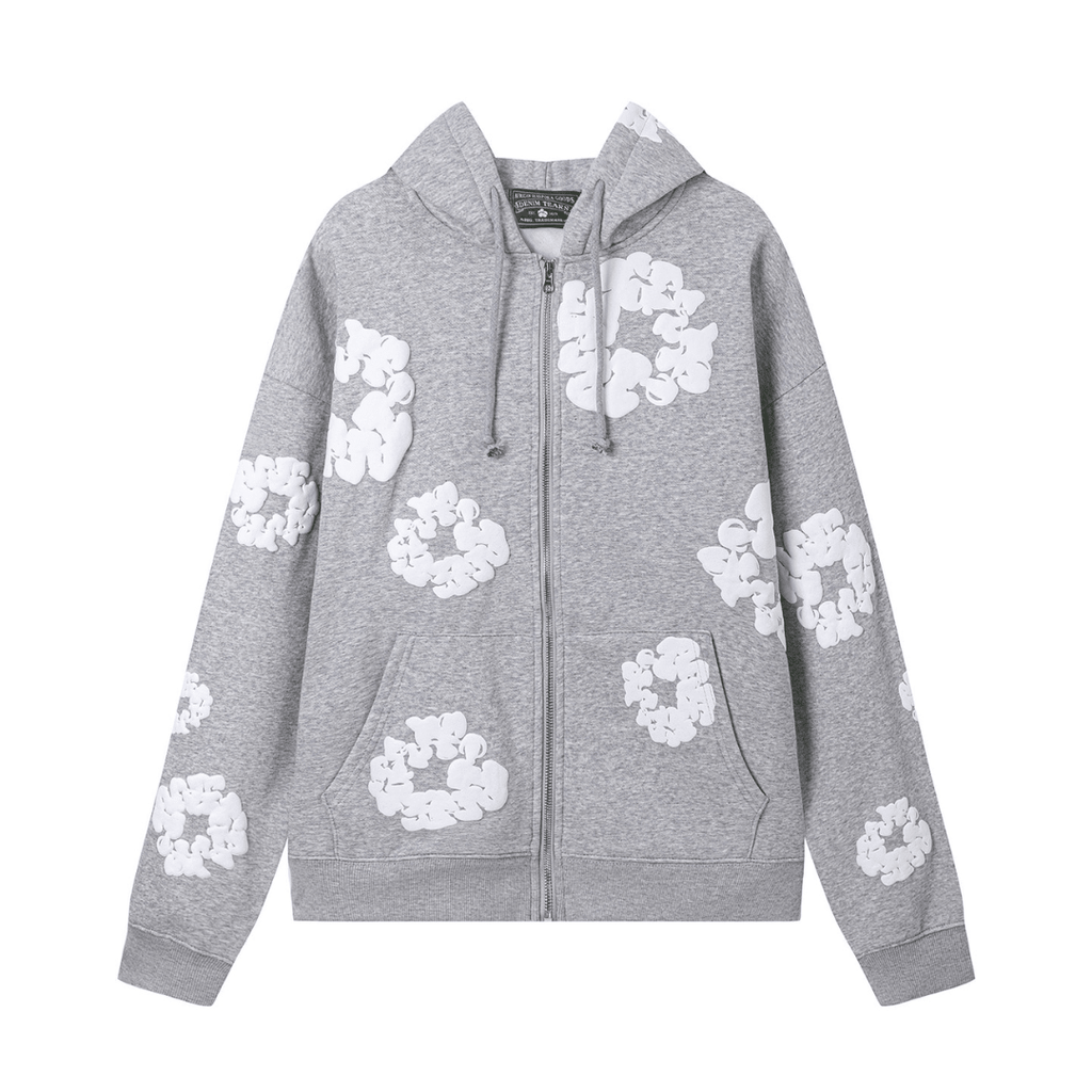 Denim Trs Zip Hoodie