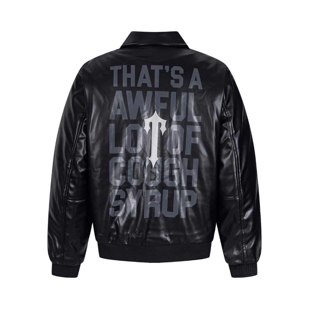 Decoded Bomber Leather Jacket