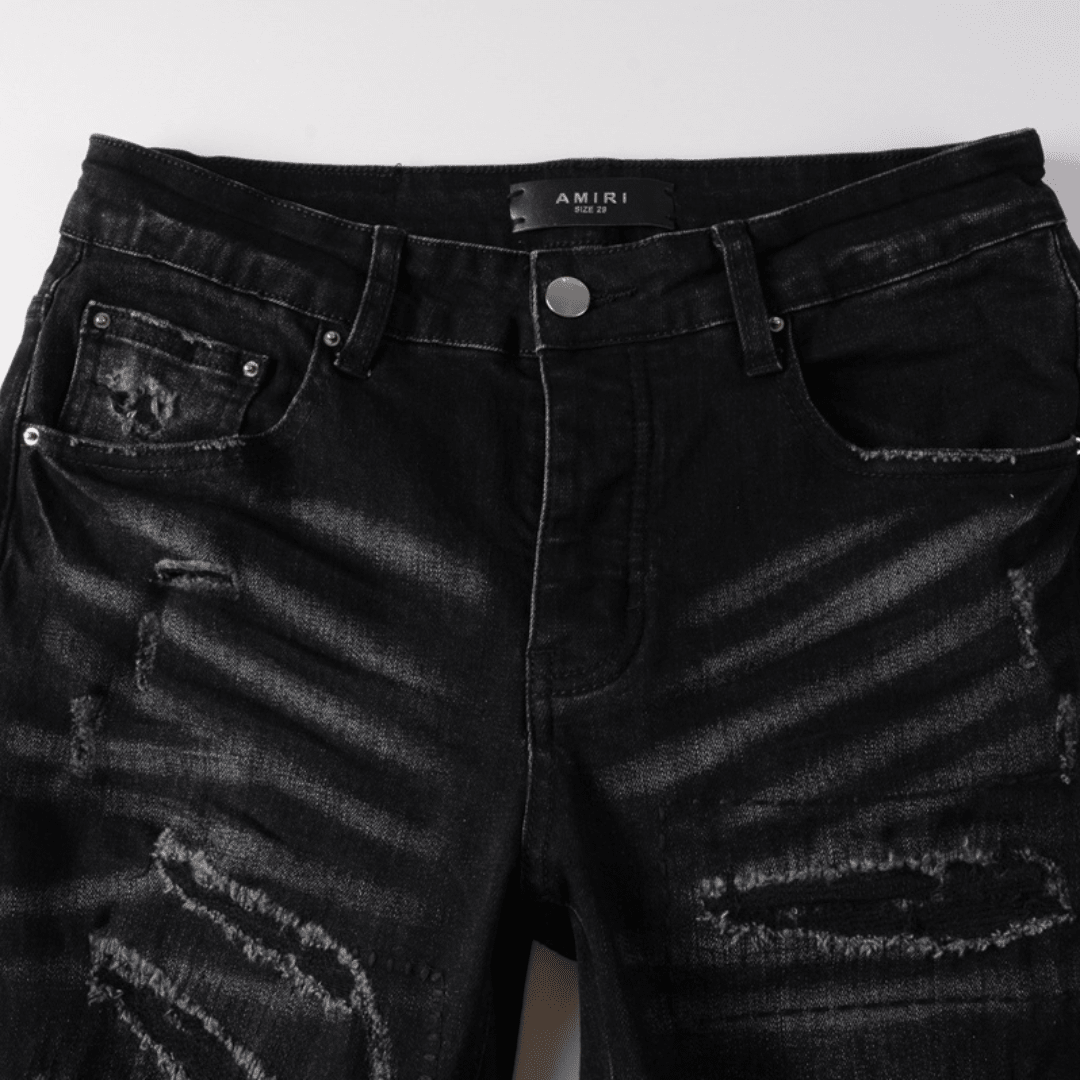 Amr M.A Bar Black Jeans