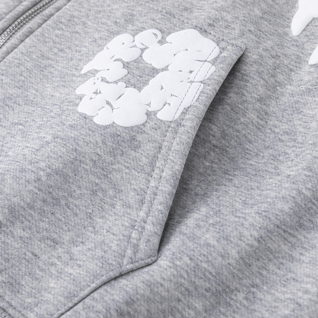 Denim Trs Zip Hoodie