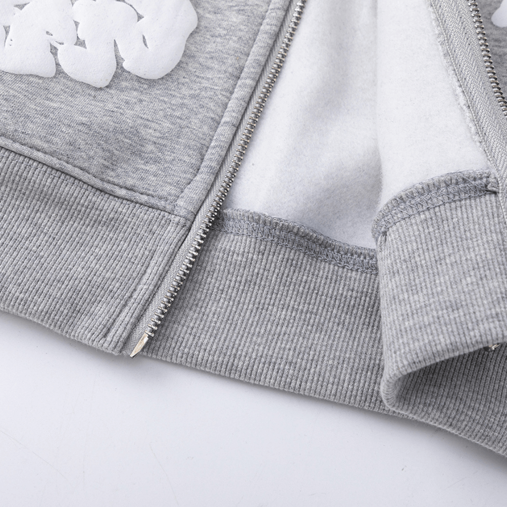 Denim Trs Zip Hoodie