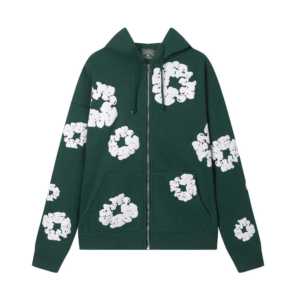 Denim Trs Zip Hoodie