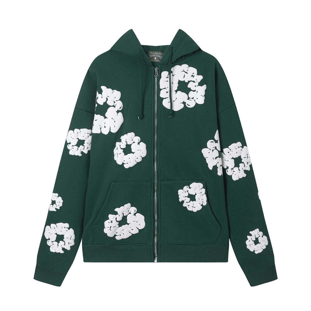 Denim Trs Zip Hoodie