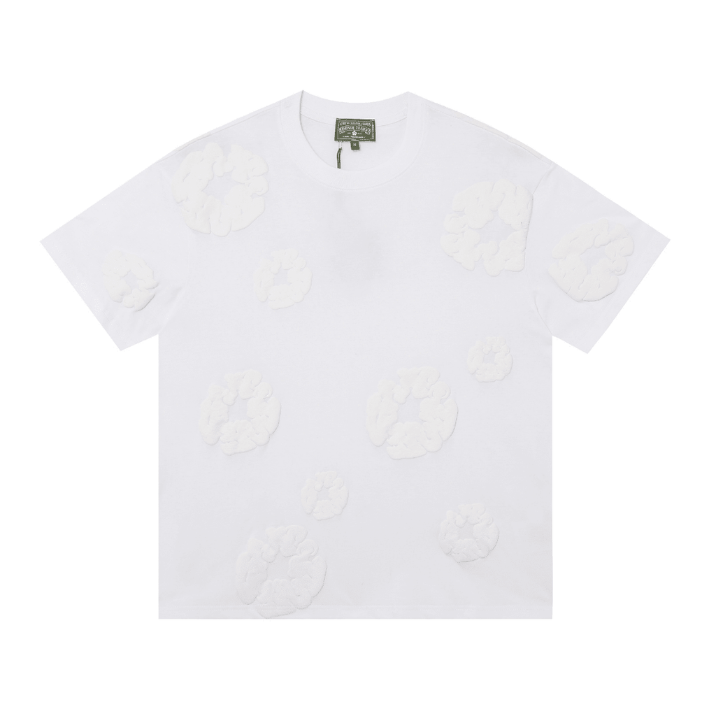 Denim Trs Triple White Short set